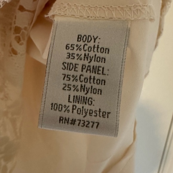 Lauren Conrad Cream Dress - Size 10 - Picture 5 of 5